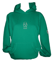 green ladies eira clothing hoody